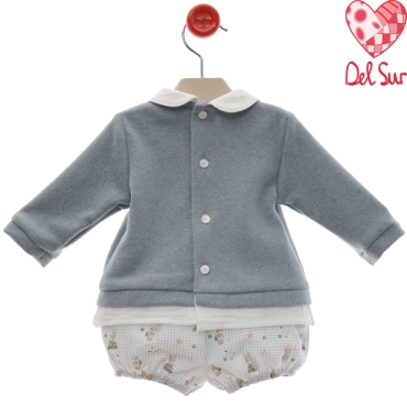 Conjunto bebe 2 piezas 'Twist' Del Sur 1031