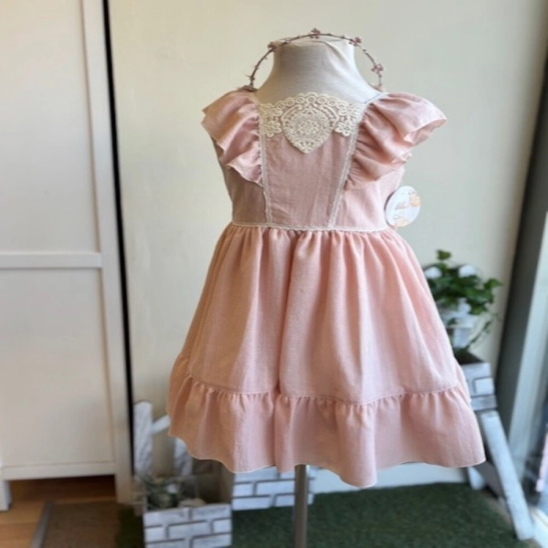 Vestido bambula lino Lilus 