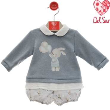 Conjunto bebe 2 piezas 'Twist' Del Sur 1031