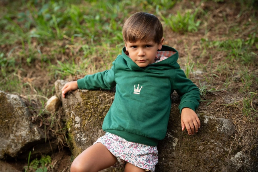 Sudadera niño ' Jade' Eva Castro